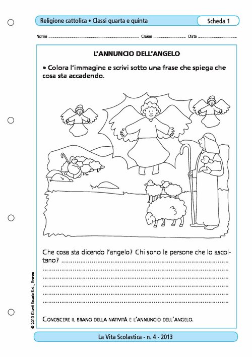 L'annuncio dell'angelo | Giunti Scuola L'annuncio dell'angelo | Giunti Scuola