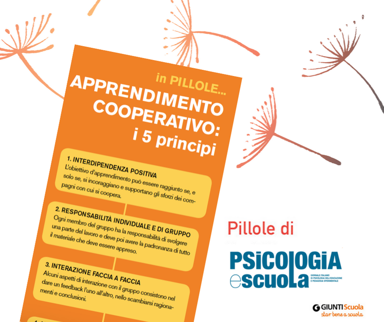 L'apprendimento cooperativo - “Pillole” per star bene a scuola | Giunti Scuola L'apprendimento cooperativo - “Pillole” per star bene a scuola | Giunti Scuola