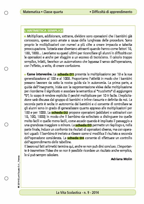L'aritmetica semplice | Giunti Scuola L'aritmetica semplice | Giunti Scuola