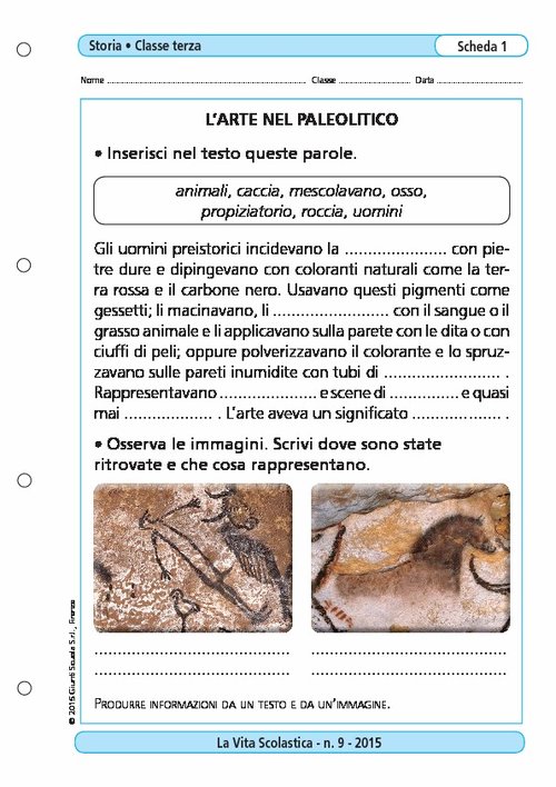 L'arte nel Paleolitico | Giunti Scuola L'arte nel Paleolitico | Giunti Scuola
