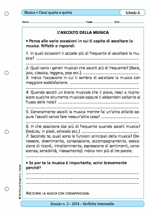 L'ascolto della musica | Giunti Scuola L'ascolto della musica | Giunti Scuola