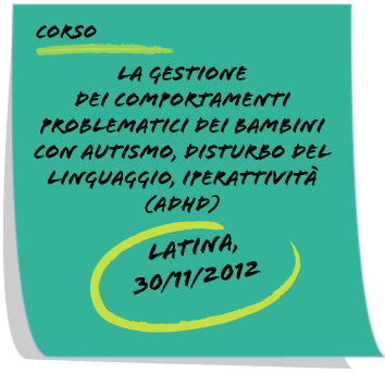 Latina - Corso "La gestione dei comportamenti problematici nei bambini" | Giunti Scuola