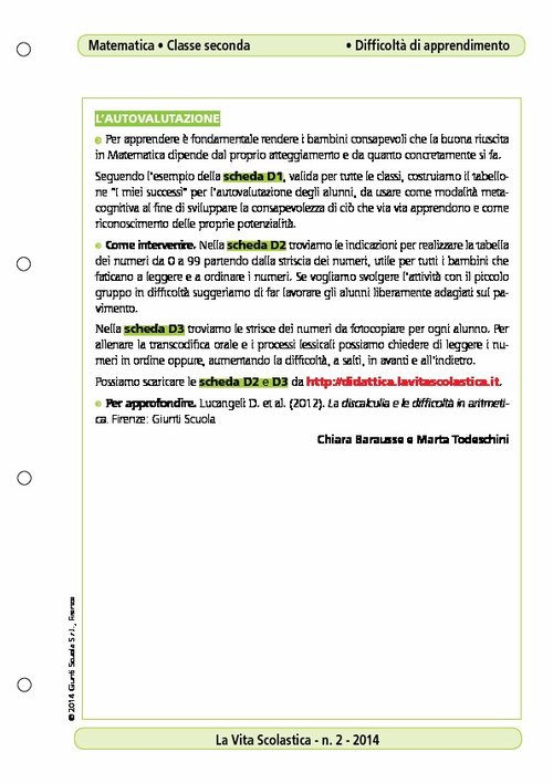 L'autovalutazione | Giunti Scuola L'autovalutazione | Giunti Scuola