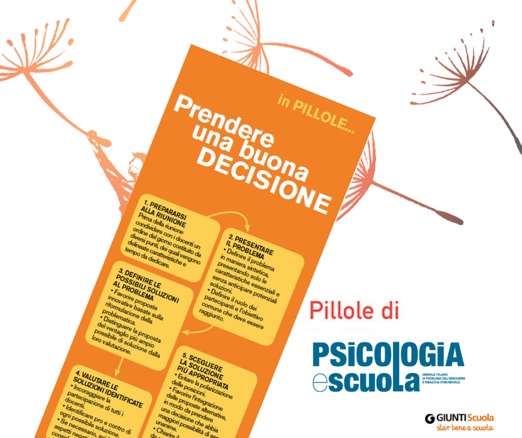 Lavoro in team: come prendere una buona decisione - “Pillole” per star bene a scuola | Giunti Scuola