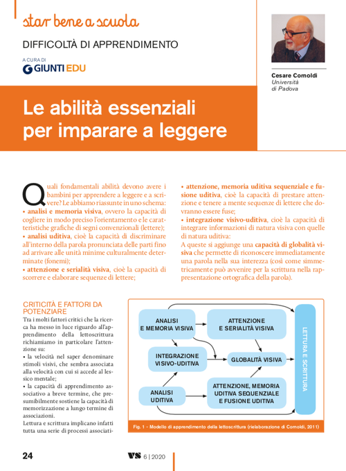 Le abilità essenziali per imparare a leggere | Giunti Scuola Le abilità essenziali per imparare a leggere | Giunti Scuola