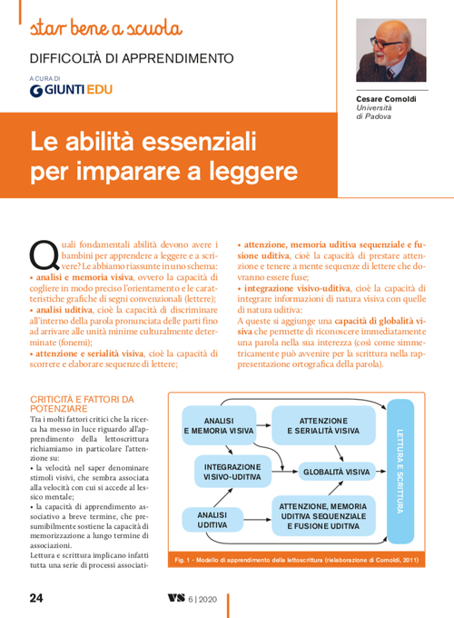 Le abilità essenziali per imparare a leggere - Le abilità