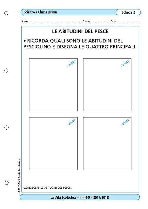 Le abitudini del pesce | Giunti Scuola Le abitudini del pesce | Giunti Scuola