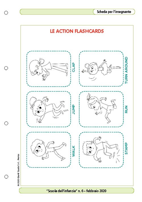 Le action flashcards | Giunti Scuola Le action flashcards | Giunti Scuola