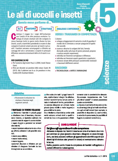 Le ali di uccelli e insetti | Giunti Scuola Le ali di uccelli e insetti | Giunti Scuola