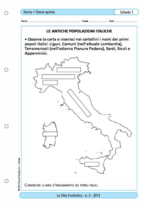 Le antiche popolazioni italiche | Giunti Scuola Le antiche popolazioni italiche | Giunti Scuola
