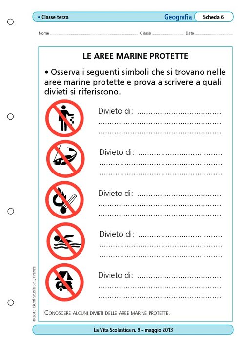 Le aree marine protette | Giunti Scuola Le aree marine protette | Giunti Scuola