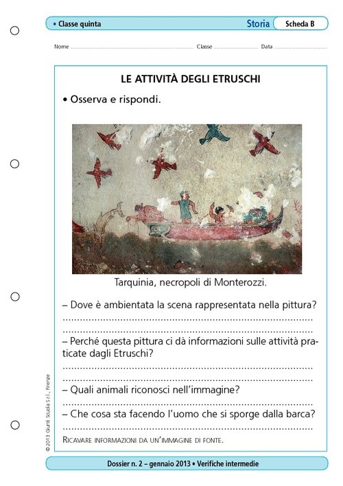 Le attività degli Etruschi | Giunti Scuola Le attività degli Etruschi | Giunti Scuola