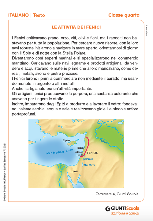 Le attività dei Fenici | Giunti Scuola Le attività dei Fenici | Giunti Scuola