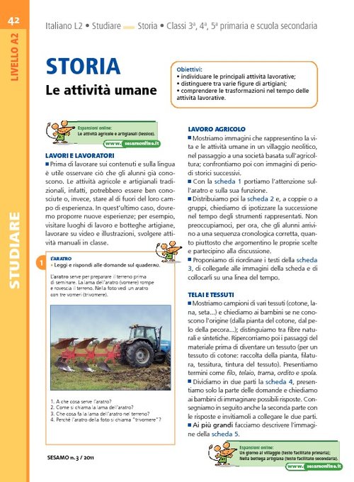 Le attività umane | Giunti Scuola Le attività umane | Giunti Scuola