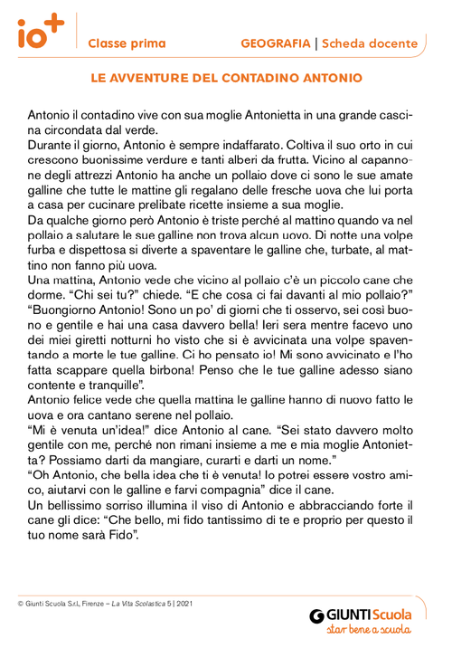 Le avventure del contadino Antonio | Giunti Scuola Le avventure del contadino Antonio | Giunti Scuola