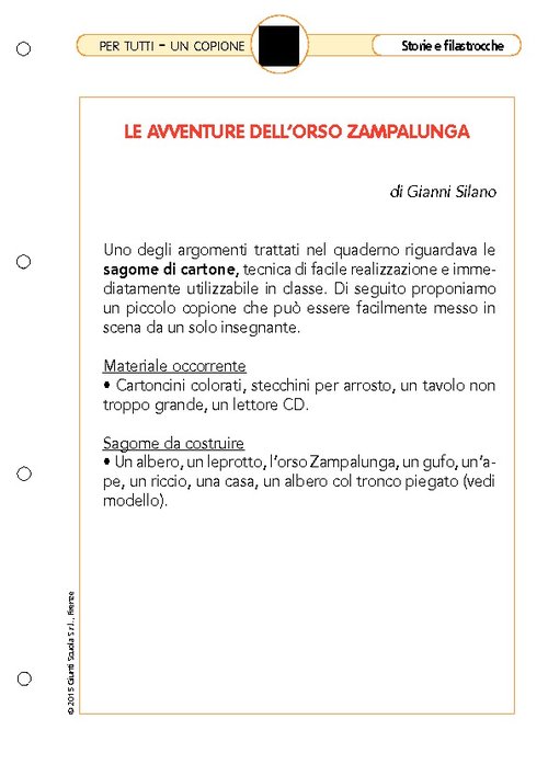 Le avventure dell'orso Zampalunga | Giunti Scuola Le avventure dell'orso Zampalunga | Giunti Scuola