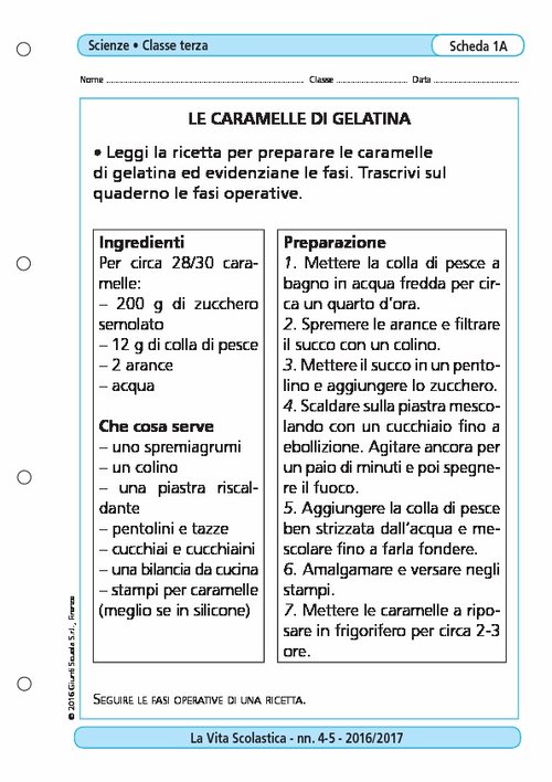 Le caramelle di gelatina | Giunti Scuola Le caramelle di gelatina | Giunti Scuola