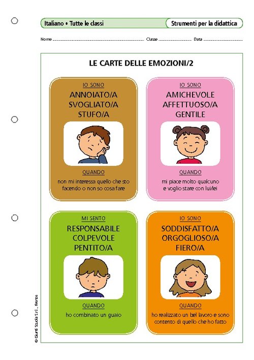 Le carte delle emozioni/2 | Giunti Scuola Le carte delle emozioni/2 | Giunti Scuola
