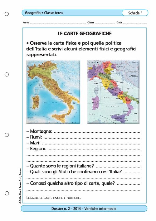Le carte geografiche | Giunti Scuola Le carte geografiche | Giunti Scuola