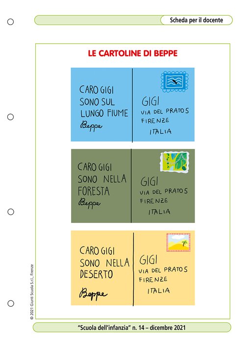 Le cartoline di Beppe | Giunti Scuola Le cartoline di Beppe | Giunti Scuola