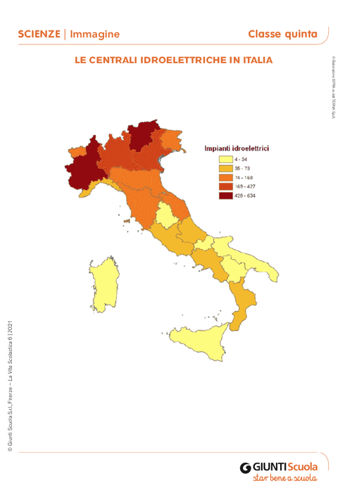 Le centrali idroelettriche in Italia | Giunti Scuola Le centrali idroelettriche in Italia | Giunti Scuola