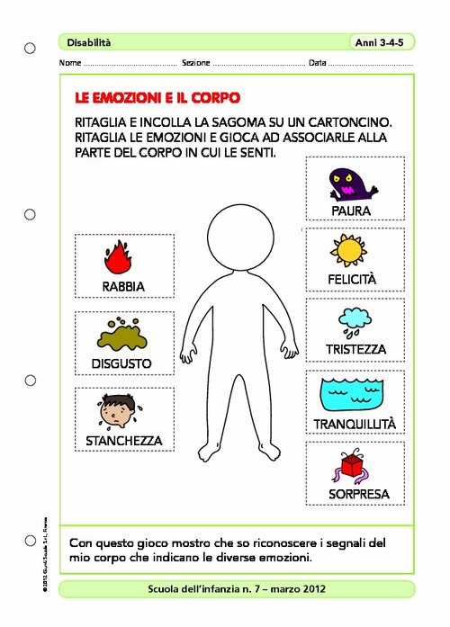 Le emozioni e il corpo | Giunti Scuola
