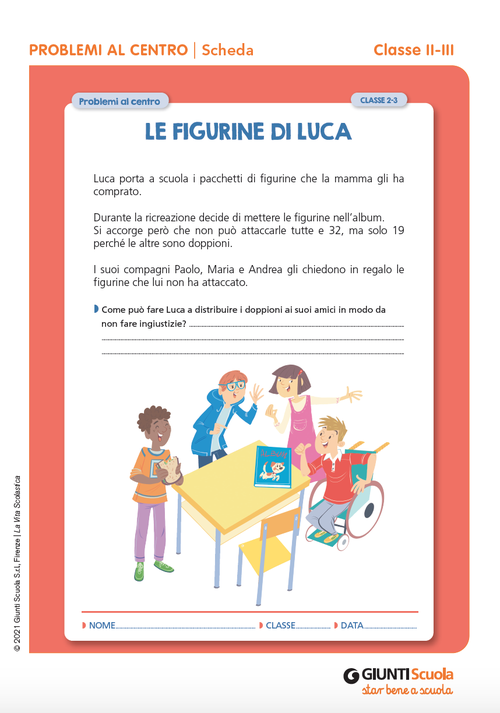 Le figurine di Luca | Giunti Scuola Le figurine di Luca | Giunti Scuola