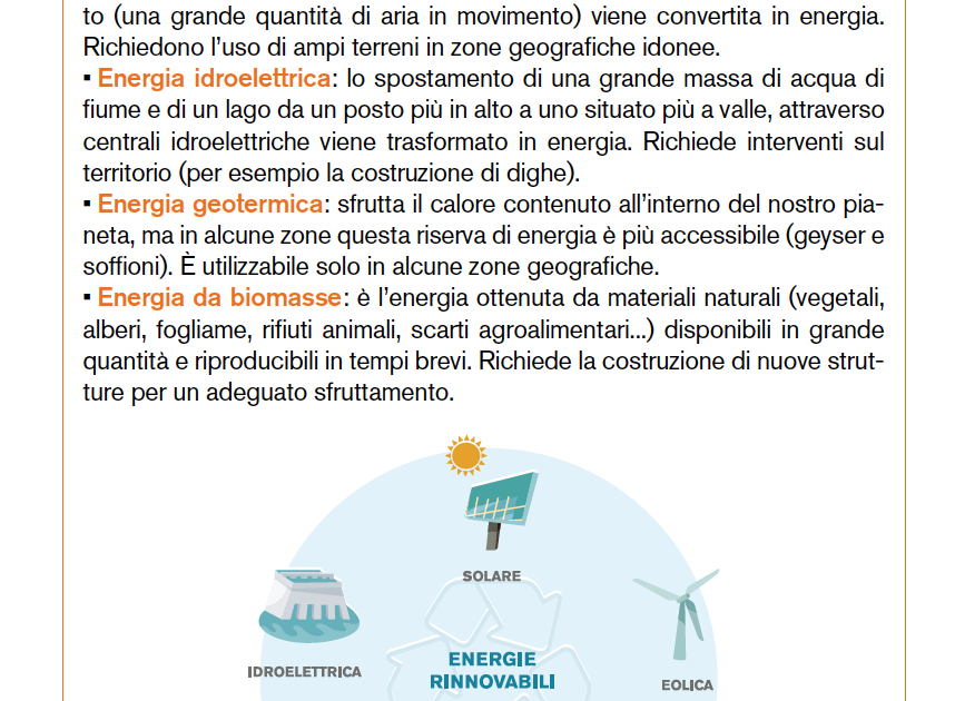 Le fonti di energie rinnovabili | Giunti Scuola