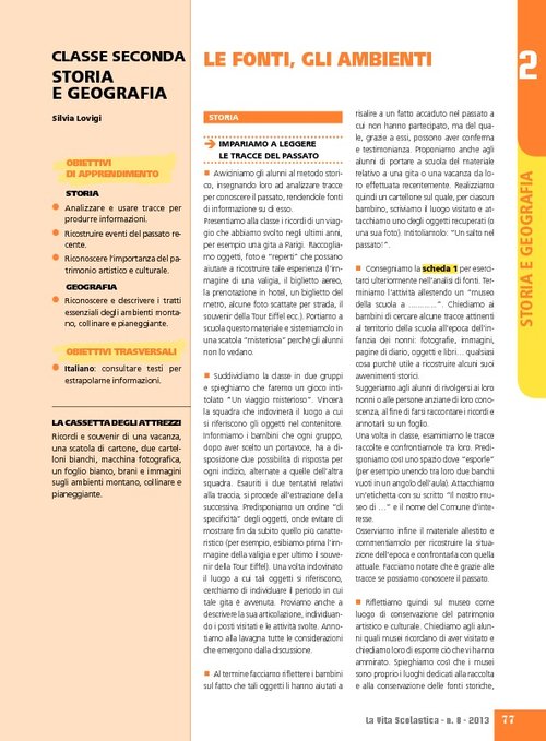 Le fonti, gli ambienti | Giunti Scuola Le fonti, gli ambienti | Giunti Scuola