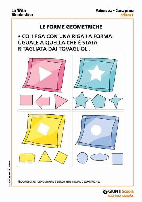Le forme geometriche | Giunti Scuola Le forme geometriche | Giunti Scuola