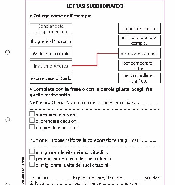 Le frasi subordinate/3 | Giunti Scuola