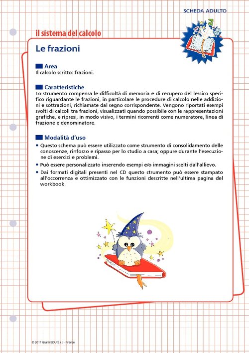 Le frazioni - quaderno magico | Giunti Scuola Le frazioni - quaderno magico | Giunti Scuola