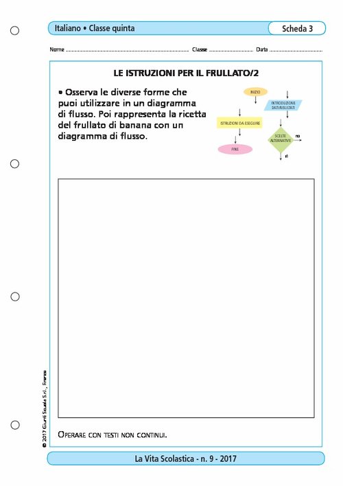 Le istruzioni per il frullato/2 | Giunti Scuola Le istruzioni per il frullato/2 | Giunti Scuola