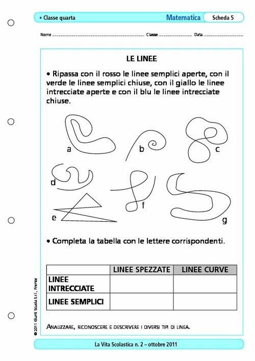 Le linee | Giunti Scuola Le linee | Giunti Scuola