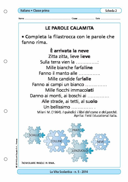 Le parole calamita | Giunti Scuola Le parole calamita | Giunti Scuola