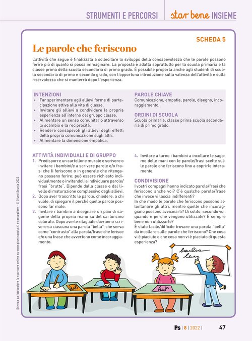Le parole che feriscono | Giunti Scuola