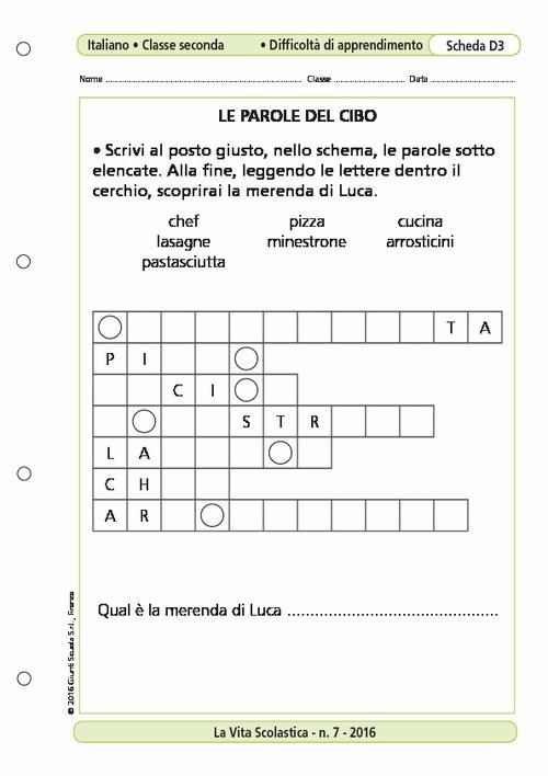 Le parole del cibo | Giunti Scuola Le parole del cibo | Giunti Scuola