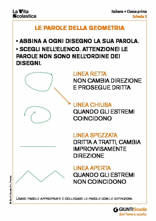 Le parole della geometria | Giunti Scuola Le parole della geometria | Giunti Scuola