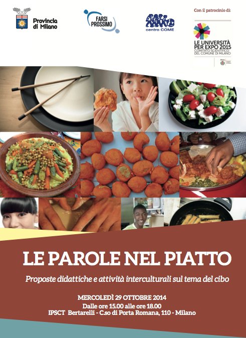 Le parole nel piatto: il 29 ottobre a Milano un seminario su cibo e intercultura | Giunti Scuola Le parole nel piatto: il 29 ottobre a Milano un seminario su cibo e intercultura | Giunti Scuola