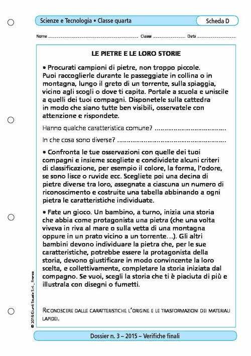Le pietre e le loro storie | Giunti Scuola Le pietre e le loro storie | Giunti Scuola