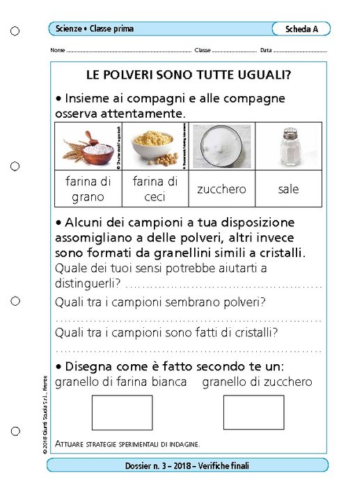 Le polveri sono tutte uguali? | Giunti Scuola