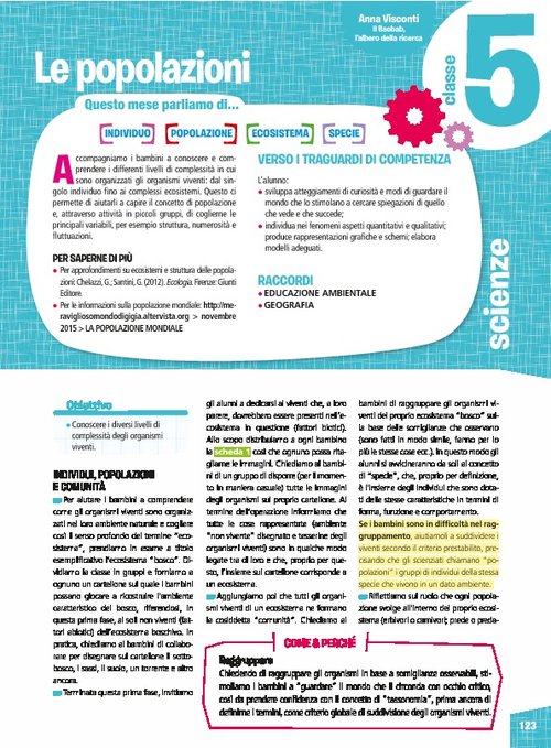 Le popolazioni | Giunti Scuola Le popolazioni | Giunti Scuola
