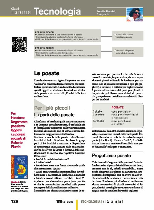 Le posate | Giunti Scuola Le posate | Giunti Scuola