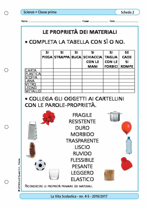 Le proprietà dei materiali | Giunti Scuola Le proprietà dei materiali | Giunti Scuola