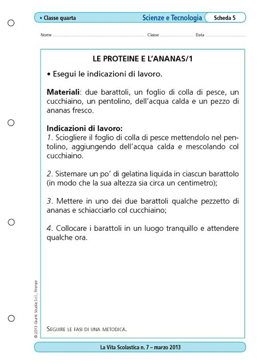 Le proteine e l'ananas/1 | Giunti Scuola Le proteine e l'ananas/1 | Giunti Scuola