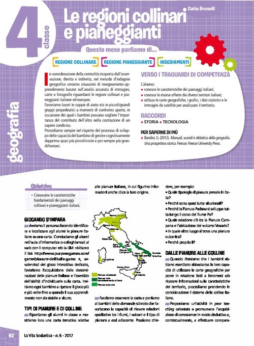 Le regioni collinari e pianeggianti | Giunti Scuola Le regioni collinari e pianeggianti | Giunti Scuola