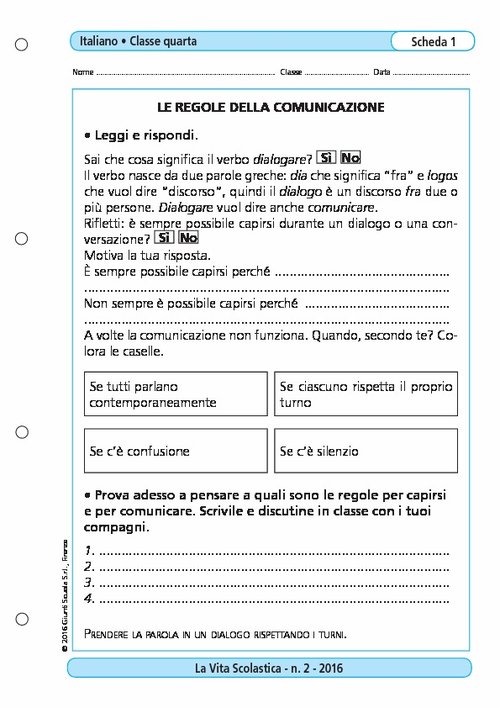 Le regole della comunicazione | Giunti Scuola Le regole della comunicazione | Giunti Scuola