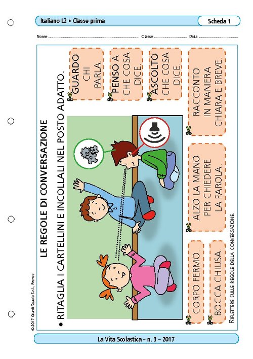 Le regole di conversazione | Giunti Scuola Le regole di conversazione | Giunti Scuola