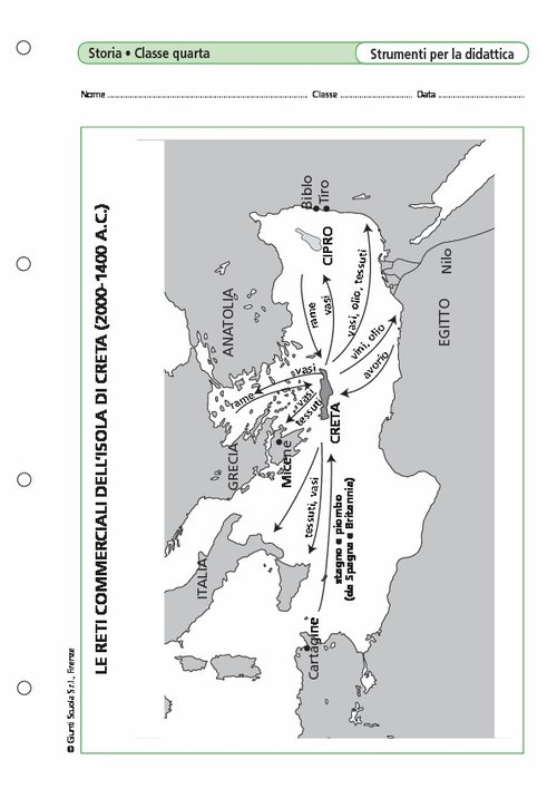 Le reti commerciali dell'isola di Creta (2000-1400 a.C.) | Giunti Scuola