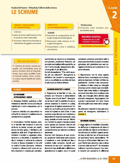 Le schiume | Giunti Scuola
